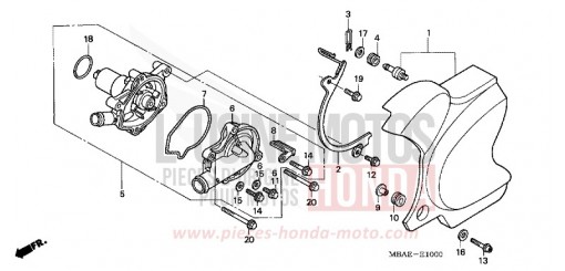 POMPE A EAU VT750CY de 2000